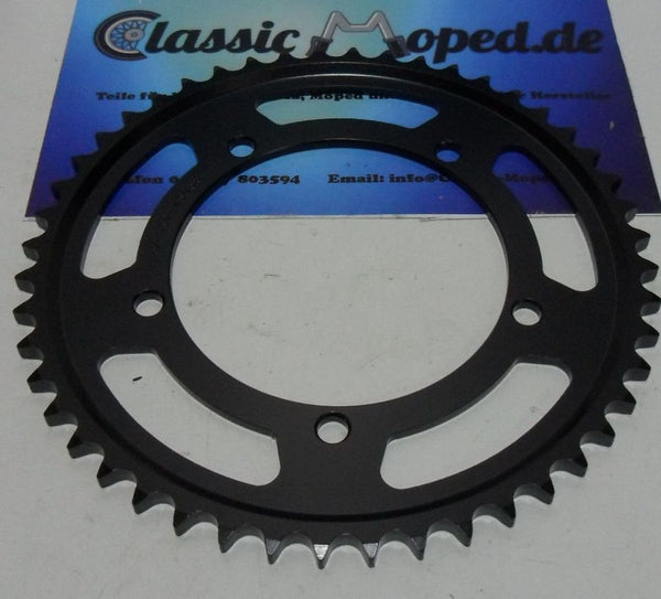Kettenrad 48 Zähne Sachs ZX50 ZX125 ZZ125 Kette 428 NEU - Classic-Moped