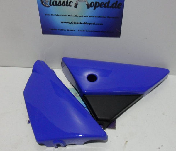 Seitendeckel Satz blau Yamaha DT 50 / 80 MX Seitenverkleidung NEU - Classic-Moped