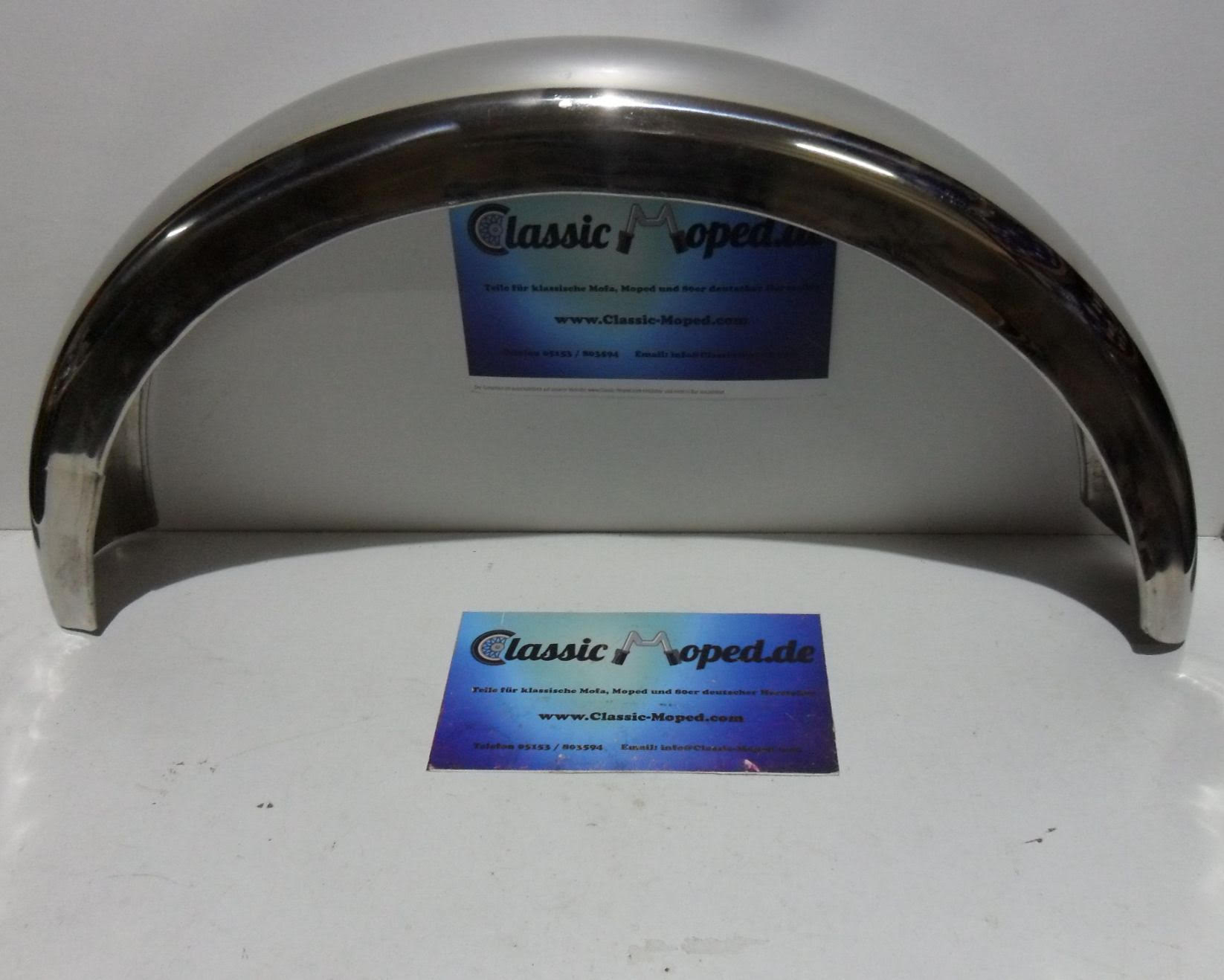 Edelstahl Schutzblech für Puch Monza hinten 9,5cm breit NEU – Classic-Moped