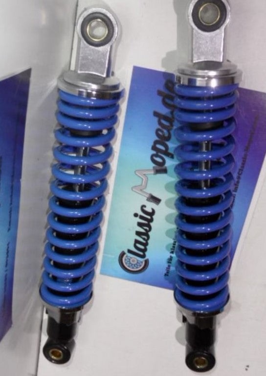 Stoßdämpfer 320 blau TwinShock Honda MT50 Yamaha Suzuki NEU - Classic-Moped