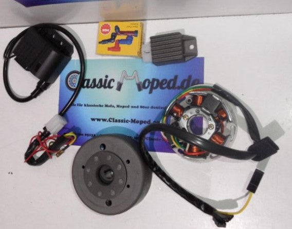 Kontaktlose Zündung Kokusan Repro Hercules MK 501 GT 6V NEU - Classic-Moped