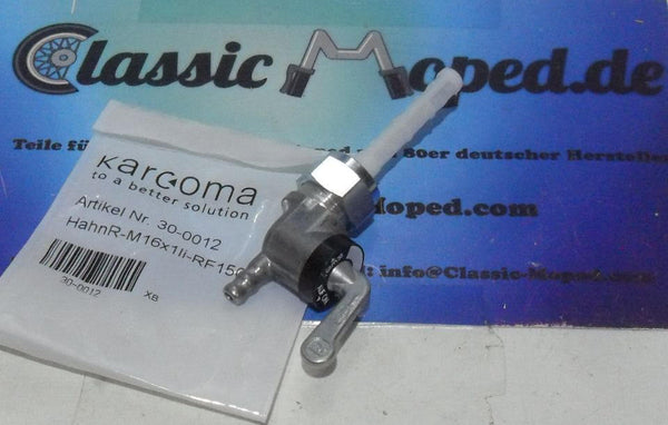Karcoma Benzinhahn M 16x1 Abgang fix Kreidler KTM Hercules NEU - Classic-Moped