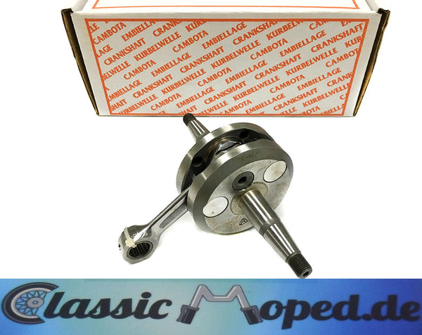 Kreidler Kurbelwelle RITO Racing Rennwelle Hub 40 mm 19t Umin NEU - Classic-Moped