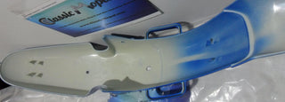 PEUGEOT 103 SPX / RCX Schutzblech vorn metallic blau NEU - Classic-Moped