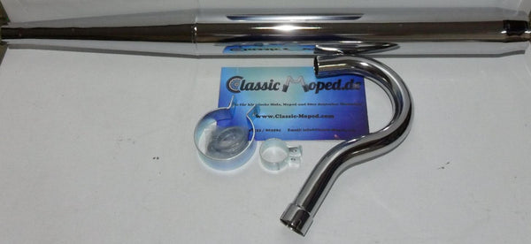 Zündapp RS50 Roller  Kleinkraftrad Auspuff Krümmer  Auspuffanlage - Classic-Moped