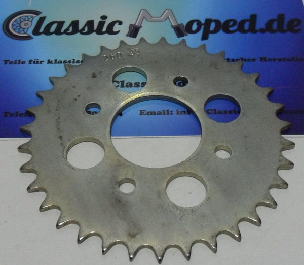 Hercules 220 SK Kettenrad 35 Zähne Sachs Nabe HS 115V V50 NEU - Classic-Moped