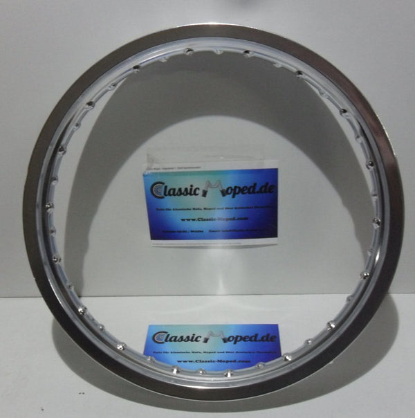 ALU Felge 18 x 2,15 72 mm Alufelge DKW NSU Oldtimer Miele Zündapp Hercules BMW - Classic-Moped