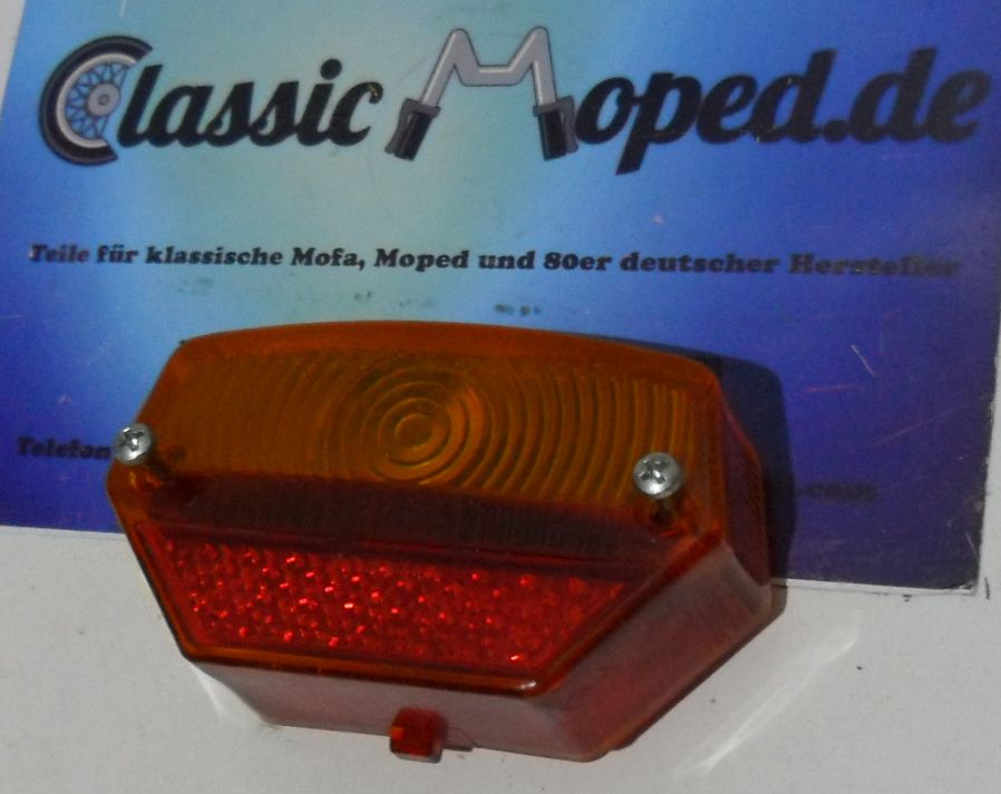 Feu arrière Mofa ovale universel Puch, Kreidler, Zündapp Feu arrière Mofa ovale universel Puch, Kreidler, Zündapp