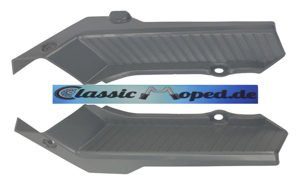 Honda Camino Mofa Trittbretter Fußraum Verkleidung Grau NEU - Classic-Moped