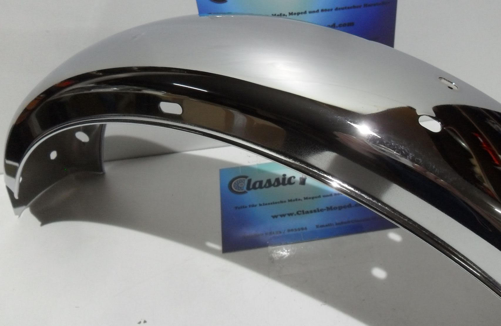 schutzblech chrom Kreidler RS 50 RM RMC Chrom Schutzblech hinten Kotflügel NEU – Classic-Moped