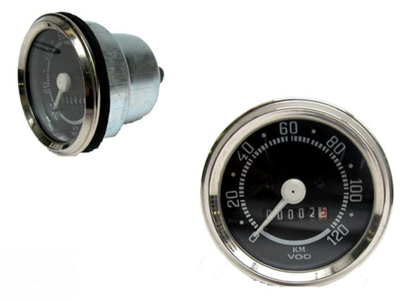 Tacho Zündapp RS50 Hercules K50 MK Einbau in Scheinwerfer NEU - Classic-Moped