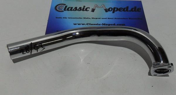 Puch MS MV 50 Auspuff Krümmer 28mm Tuning Abgaskrümmer NEU - Classic-Moped