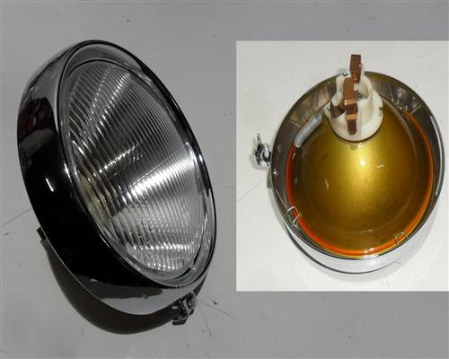 Hercules K50 RL Lampe Scheinwerfer Scheinwerfereinsatz mit Prüfzeichen K-Nummer - Classic-Moped