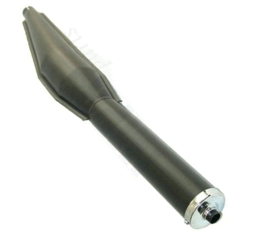 Sportauspuff Hercules Kreidler Topf 28mm schwarz - Classic-Moped