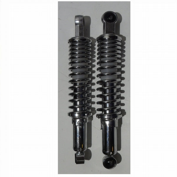 Stabile Stoßdämpfer Kreidler Zündapp Hercules KTM Chrom 39,5 mm M8 Verschraubung - Classic-Moped