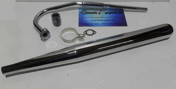 Zündapp A25 Mofa Auspuff Krümmer Schelle Auspuffanlage NEU - Classic-Moped