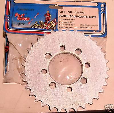 Kettenrad Suzuki TS80 AC 33 Zähne - Classic-Moped