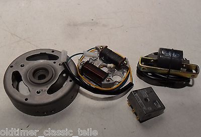 Zündung Hercules Prima Zündapp M 50  Lichtmaschine 6 V NEU kontaktlos linkddreh - Classic-Moped