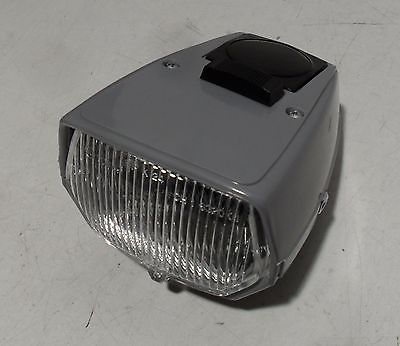 Scheinwerfer Lampe grau Kreidler Flory MF MP Zündapp 444 442 Puch Maxi  Schalter - Classic-Moped
