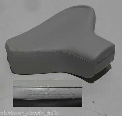 Solex Velosolex Sattel Mofa Moped Satteldecke Gummi grau - Classic-Moped