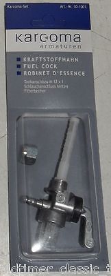 Benzinhahn Karcoma Germany Filter M12x1 A hint  Zündapp Hercules Mofa Moped - Classic-Moped