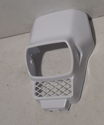 Verkleidung Scheinwerfer Lampe Honda MTX 80 50  Lampenverkleidung eckig Weiß - Classic-Moped