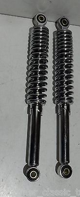 Stoßdämpfer Mofa Moped Kreidler Zündapp Hercules 10/10 340 mm verstellbar Chrom - Classic-Moped