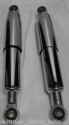 Stoßdämpfer Federbeine Chromhülse 280 mm Kreidler Zündapp Hercules DKW NSU - Classic-Moped