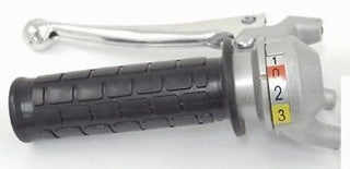 Mofa Schaltgriff Griff 3 Gang Aluhebel Hercules Sachs Kreidler Zündapp grau NEU - Classic-Moped