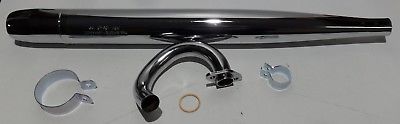Auspuffanlage Hercules Sportbike SB5 K50 RX Alu Zylinder stumpf Auspuff Krümmer - Classic-Moped