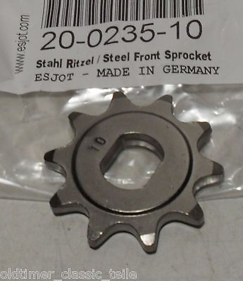 Kettenrad Ritzel Hercules GT Prima KTM Sachs Mofa 505 504 235 -10 NEU - Classic-Moped