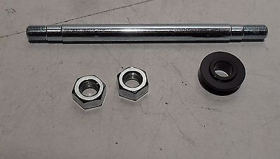 Tomos  A35 Hinterrad Achse Radachse hinten M12 x 165 mm Muttern + Buchse - Classic-Moped