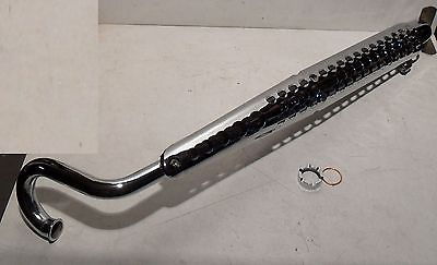 Auspuff + Krümmer + Hitzeschutz Auspuffanlage Hercules Sportbike SB1 + K50 RS - Classic-Moped