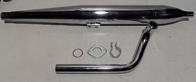 Auspuffanlage Kreidler KKR Zigarre Auspuff + Krümmer Flansch - Classic-Moped