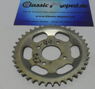 Kettenrad 277- 40 Zähne Hercules G3 Mofa Kettenritzel NEU - Classic-Moped