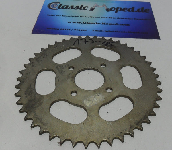 Kettenrad Kynast Mofa K 974 Demm AP25 Smily 45 Zähne NEU - Classic-Moped