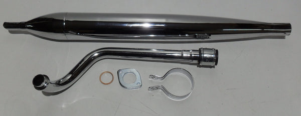 Auspuffanlage Kreidler Flory MF 12 23 33 Auspuff Zigarre 28 / 65 Krümmer 25 mm - Classic-Moped