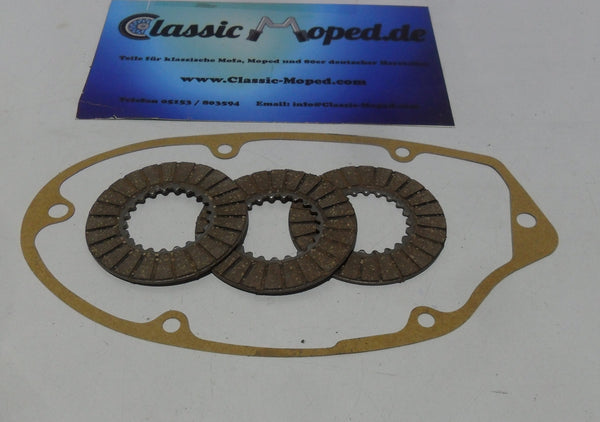 Sachs 501 /3 /4 AKF BKF CKF Satz Kupplungsbläge + Dichtung NEU - Classic-Moped