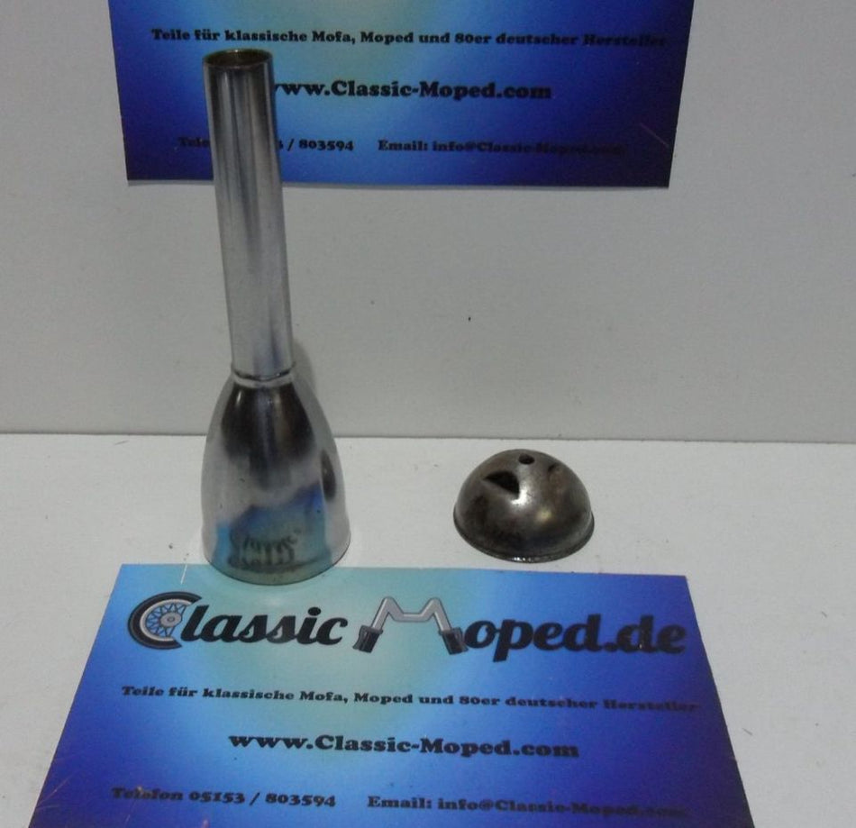 55mm Auspuff Zigarre Endstück lang DKW NSU 50èr Jahre NOS NEU - Classic-Moped