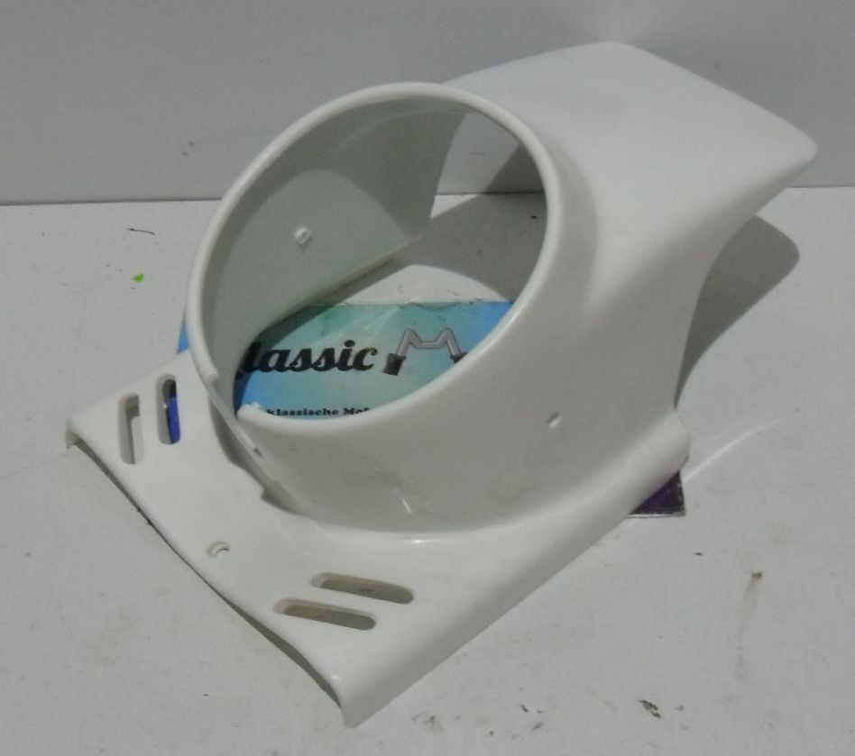 Verkleidung Scheinwerfer Maske Lampe Puch Maxi Macho weiss NEU - Classic-Moped