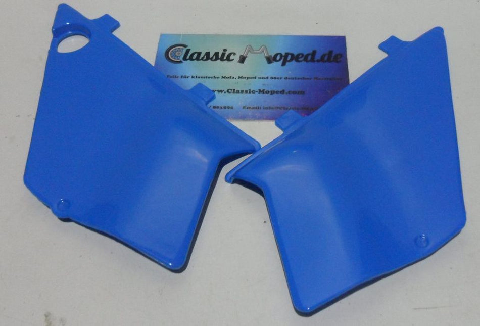 Honda HD02 MT 5 8 50 80 hell blau Seitendeckel Satz NEU - Classic-Moped