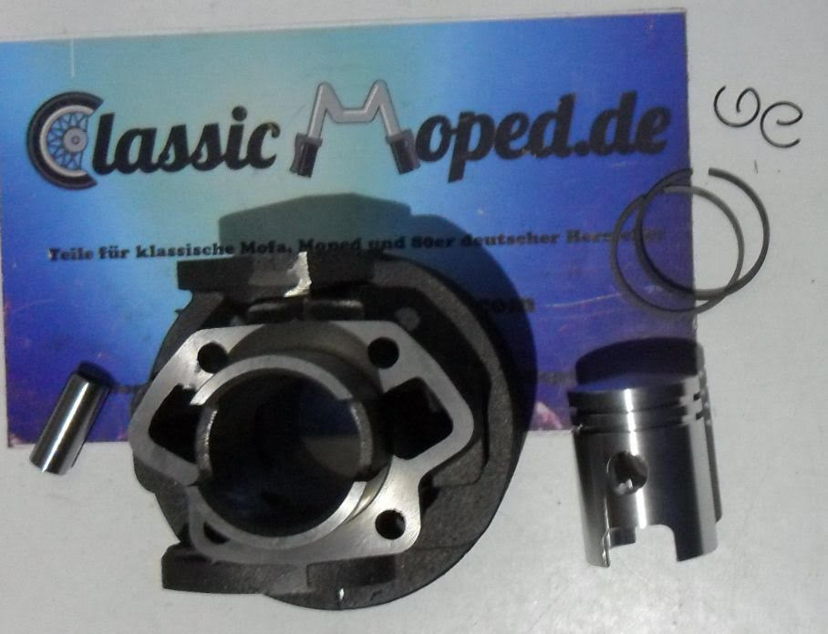 Puch Zylinder VS DS VZ 50R 50ccm Kolben für R- Motor Block NEU - Classic-Moped