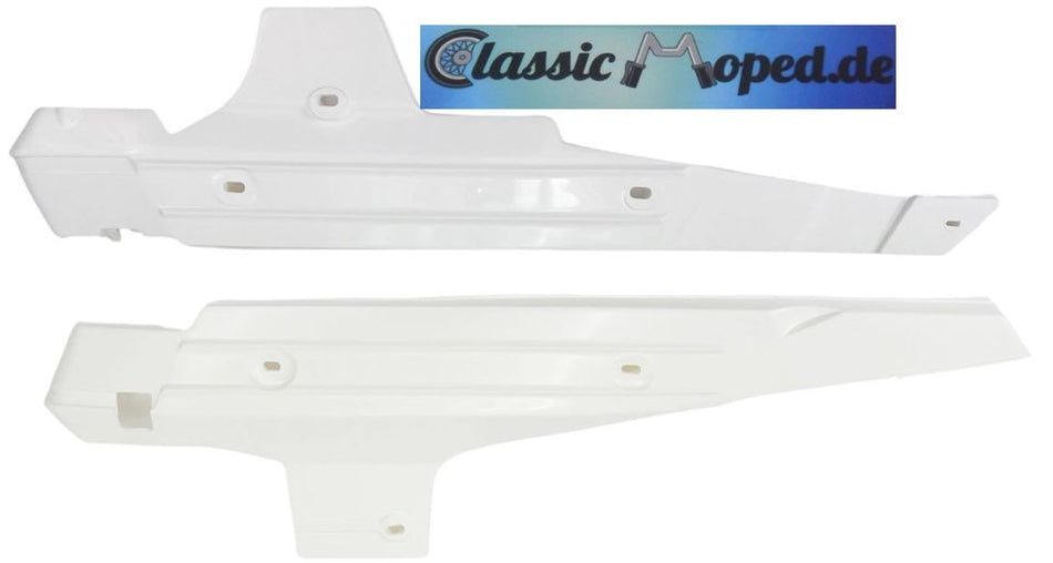 Seitenverkleidung Satz weiß Maxi S Trittbretter Fußraum NEU - Classic-Moped
