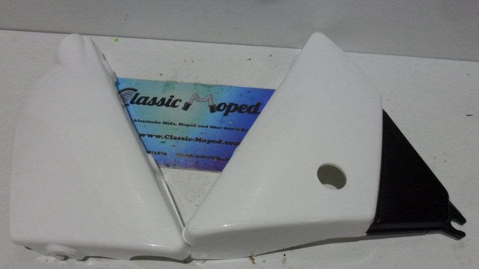 Seitendeckel Satz weiß Yamaha DT 50 / 80 MX Seitenverkleidung NEU - Classic-Moped