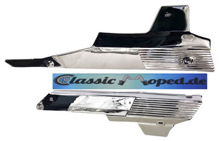 Seitenverkleidung Satz chrom Maxi N Trittbretter Fußraum NEU - Classic-Moped