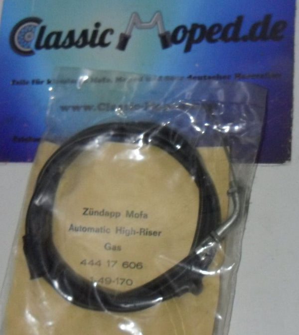 Zug Gaszug passend für Zündapp High Riser 444 -17.606 NEU - Classic-Moped
