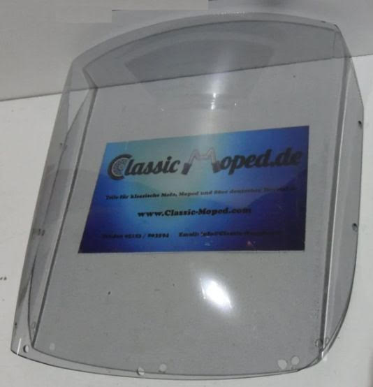 Passend für Zündapp KS80 Super 537 Sport Cockpitscheibe hell 537-19.105 NEU - Classic-Moped