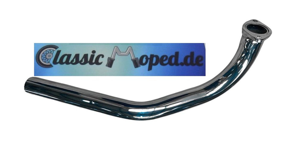 Tuning Auspuffkrümmer 28mm Tomos A3 / A35 chrom Krümmer NEU - Classic-Moped
