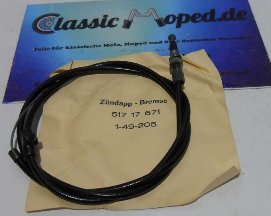 Bremszug Bowdenzug passend Zündapp GTS C50 517 -17.671 NOS NEU - Classic-Moped