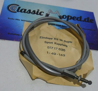 Kupplungszug passend Zündapp KS50 Super Sport 517-17.636 NOS NEU - Classic-Moped